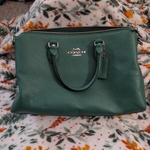 Coach Green Georgia Satchel Bag